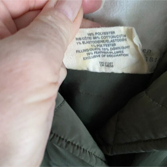 Ralph Lauren Denim & Supply Jacket Medium Green Military Down Sherpa Lined Hood - Picture 11 of 16